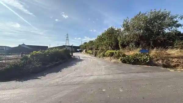 Cae Hamdden entrance from the road