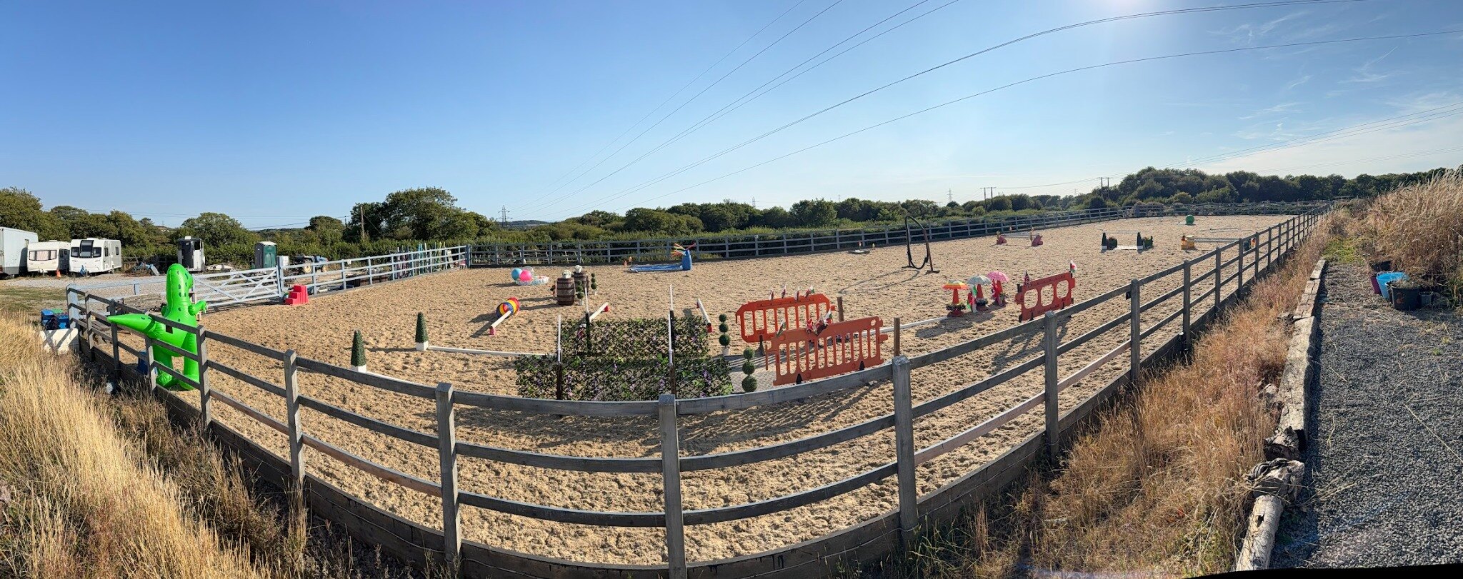 Full spook-busting course in Cae Hamdden Arena